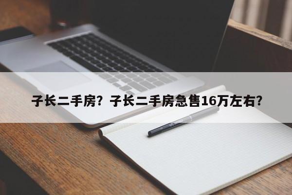 子长二手房？子长二手房急售16万左右？